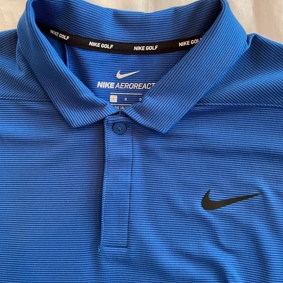 Nike Golf AeroReact Men’s Tab Front Polo Size L - Picture 1 of 7